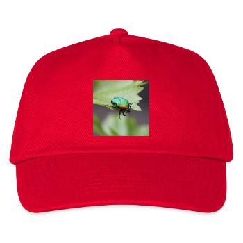 Rosenkäfer - Kinder Basecap - Rot - Vorne