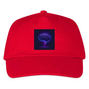 Gehirn - Kinder Basecap - Rot - Vorne