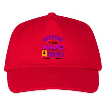 Filmabend Movie Night Movies Statement Cineaste - Kids’ Baseball Cap - red - Front
