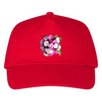 Nelkenstrauss - Kinder Basecap - Rot - Vorne