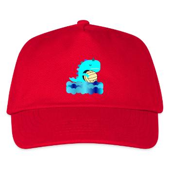 KINDER WASSERBALL DINOSAURIER SCHWIMMBAD - Kinder Basecap - Rot - Vorne