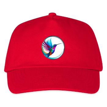 Kolibri - Kinder Basecap - Rot - Vorne