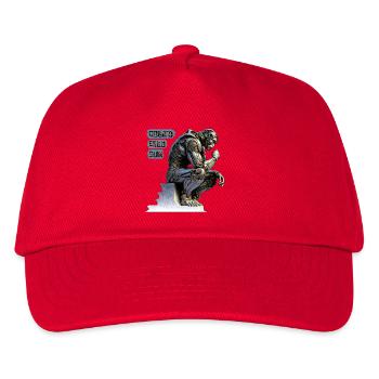 Cogito 02 - Cyborg Thinker Cogito Ergo Sum - Kids’ Baseball Cap - red - Front
