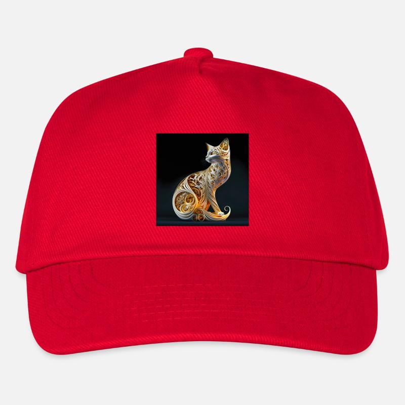 Cat 01 - Casquette de baseball Enfant - rouge