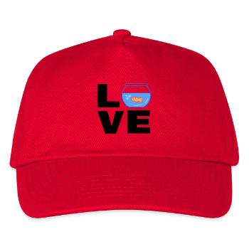 Pets Goldfish Aquarium Statement Pet - Kids’ Baseball Cap - red - Front