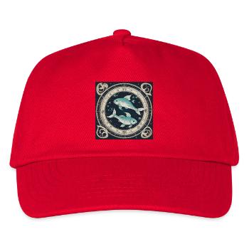 Zodiaque Poissons - Casquette de baseball Enfant - rouge - Devant