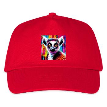 Lemur - Kids’ Baseball Cap - red - Front