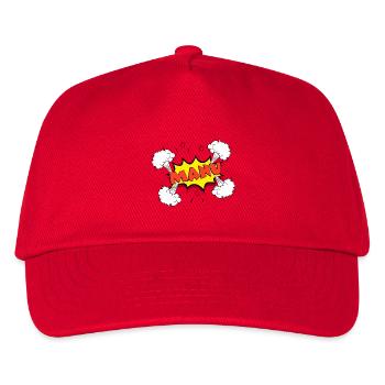 Manu - Kids’ Baseball Cap - red - Front