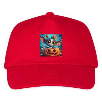 Little Halloween Creature in Pumpkin - Kids’ Baseball Cap - red - Front