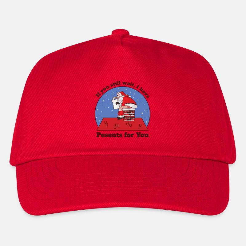 Père Noël faisant caca - Casquette de baseball Enfant - rouge