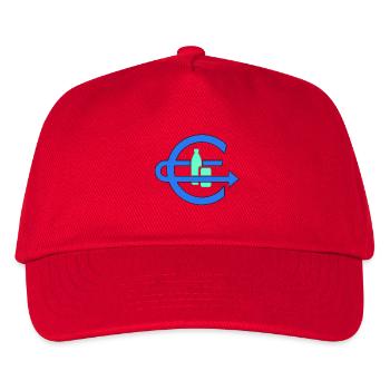 LIVRE-EURO - Casquette de baseball Enfant - rouge - Devant
