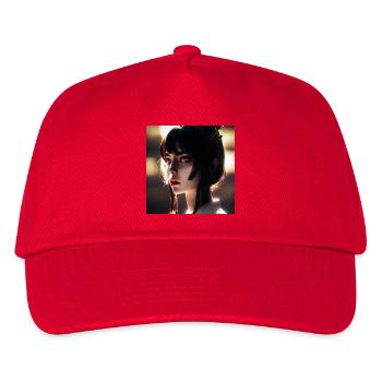 AKEMI Strahlende Schönheit - Kinder Basecap - Rot - Vorne