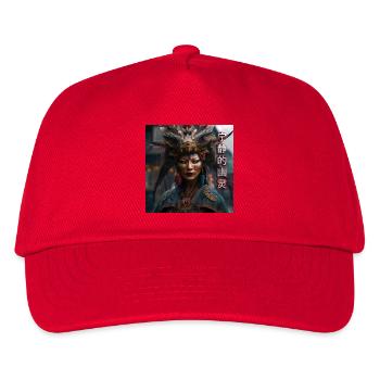 Serene Ghost typo - Kids’ Baseball Cap - red - Front