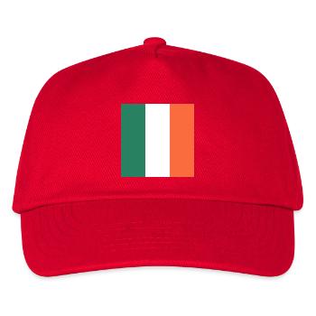 Zeigen Sie Farbe – Irland - Kinder Basecap - Rot - Vorne
