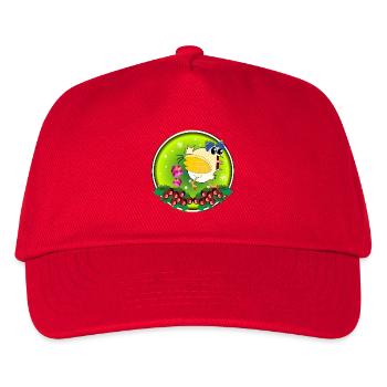 WEIHNACHTEN HÜHNER - Kinder Basecap - Rot - Vorne