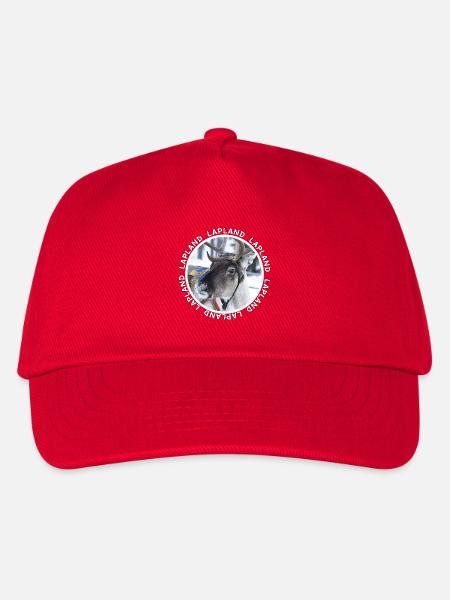 Lapland reindeer - Kids’ Baseball Cap - red