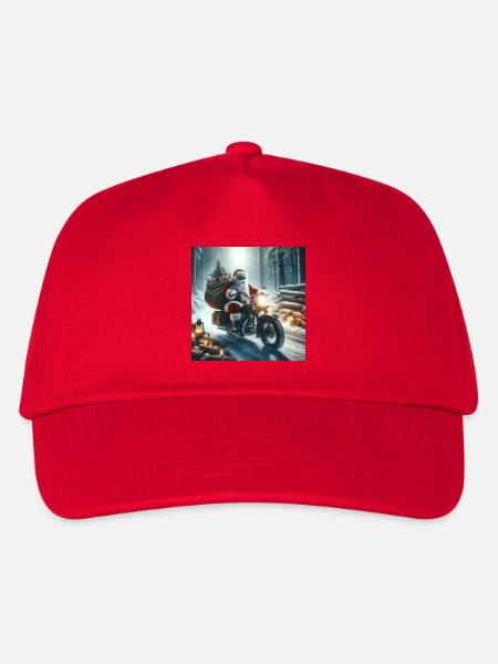 Weihnachts Design 8 - Kinder Basecap - Rot