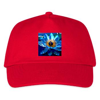 Der Blaue Lotus - Kinder Basecap - Rot - Vorne