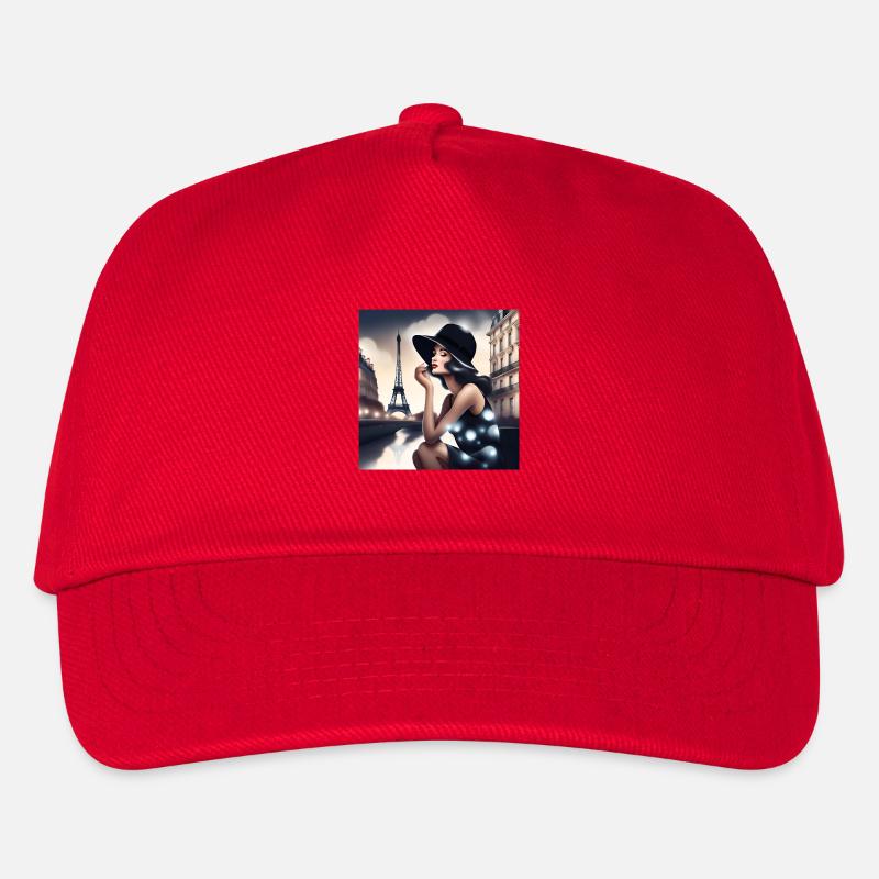 Paris, j'aime Paris, Pasienne - Casquette de baseball Enfant - rouge