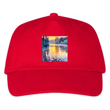 Water Lilies Impressionism - Kids’ Baseball Cap - red - Front