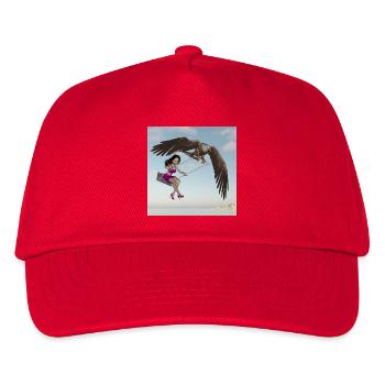 Swinging in the sky. - Kids’ Baseball Cap - red - Front