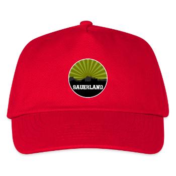 Sauerland Retro Skyline - Kids’ Baseball Cap - red - Front