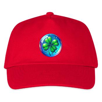 Four-leaf clover - Kids’ Baseball Cap - red - Front