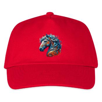Horse - Kids’ Baseball Cap - red - Front