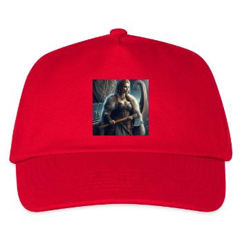 Guerrier viking - Casquette de baseball Enfant - rouge - Devant