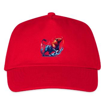 Finance Stocks Taurus Bull Wall Street Gift - Kids’ Baseball Cap - red - Front