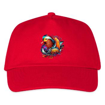 Mandarin duck - Kids’ Baseball Cap - red - Front