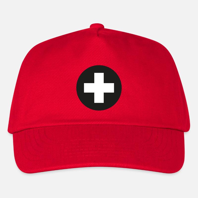 Plus Symbol - Kinder Basecap - Rot