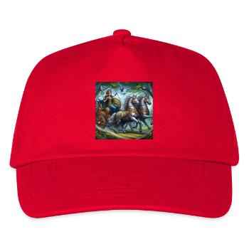 La reine Boudicca au combat - Casquette de baseball Enfant - rouge - Devant