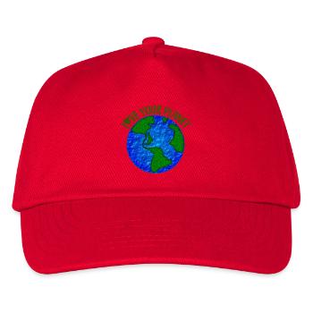 Aimez votre planète - Casquette de baseball Enfant - rouge - Devant