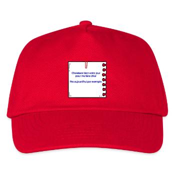 Don't piss me off - Kids’ Baseball Cap - red - Front