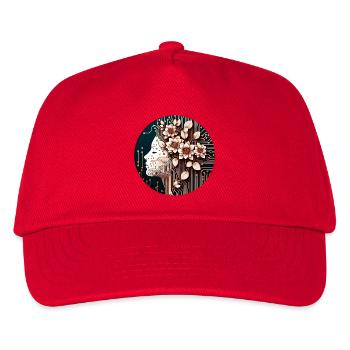 Mechanical Flower Girl - Kinder Basecap - Rot - Vorne