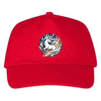 Fantasy Licorne Galaxy Swirl Design - Casquette de baseball Enfant - rouge - Devant