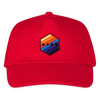 Poker Card Game Casino Poker Gambling - Kids’ Baseball Cap - red - Front