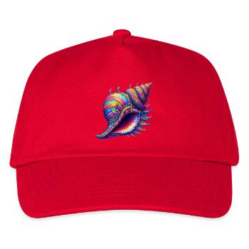Shell - Kids’ Baseball Cap - red - Front