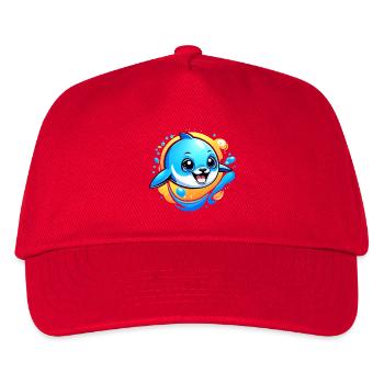 Grand dauphin phoque Mer des dauphins - Casquette de baseball Enfant - rouge - Devant