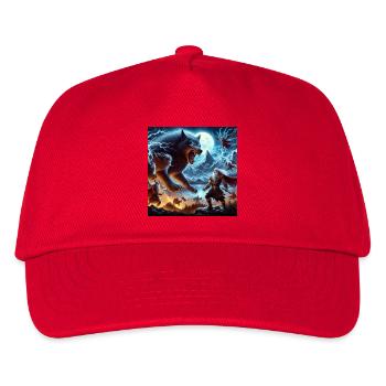 Fenrir - Kinder Basecap - Rot - Vorne