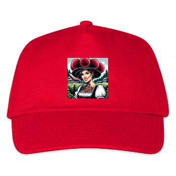 Costume de la Forêt-Noire : tradition et art du tatouage - Casquette de baseball Enfant - rouge - Devant