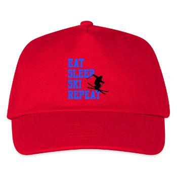 Skiing Snowboard Winter Sports Statement Winter - Kids’ Baseball Cap - red - Front