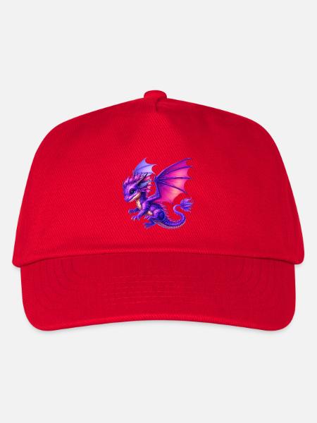 Drache - Kinder Basecap - Rot