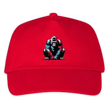 Gorilla - Kids’ Baseball Cap - red - Front