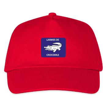 Crocodile tears - Kids’ Baseball Cap - red - Front