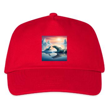JensJensen - Kinder Basecap - Rot - Vorne