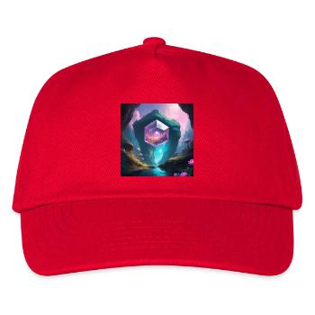 Magic Cave - Kids’ Baseball Cap - red - Front
