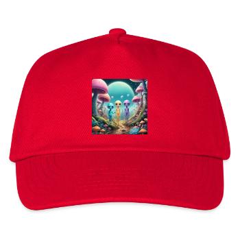 Aliens - Kinder Basecap - Rot - Vorne