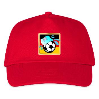 DEUTSCHLAND SOMMER HITZE - FUßBALL - Kinder Basecap - Rot - Vorne